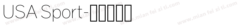 USA Sport字体转换